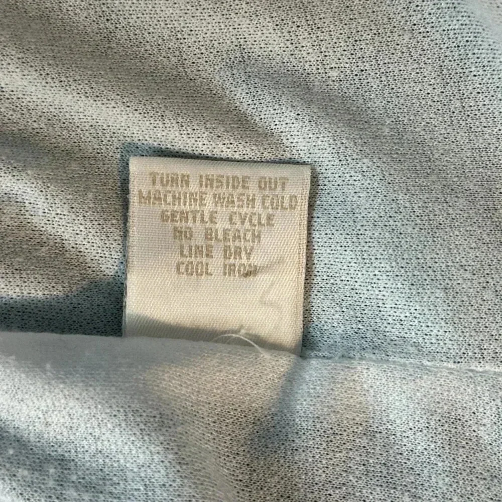 Vintage 90s LBH Windbreaker Womens Medium Teal Green Geometric Sporty Jacket - Picture 16 of 16